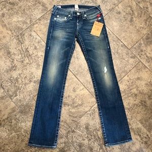 TRUE RELIGION JOHNNY STRAIGHT LEG JEANS